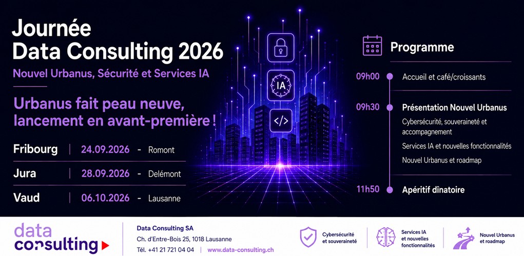 Journée Data Consulting 2026 - Urbanus NOVA, Sécurité et Services IA